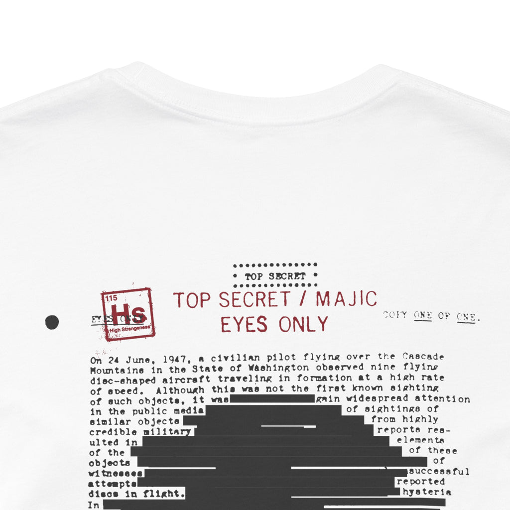 Majic Eyes Only - Majestic 12 Evidence Burning Tee