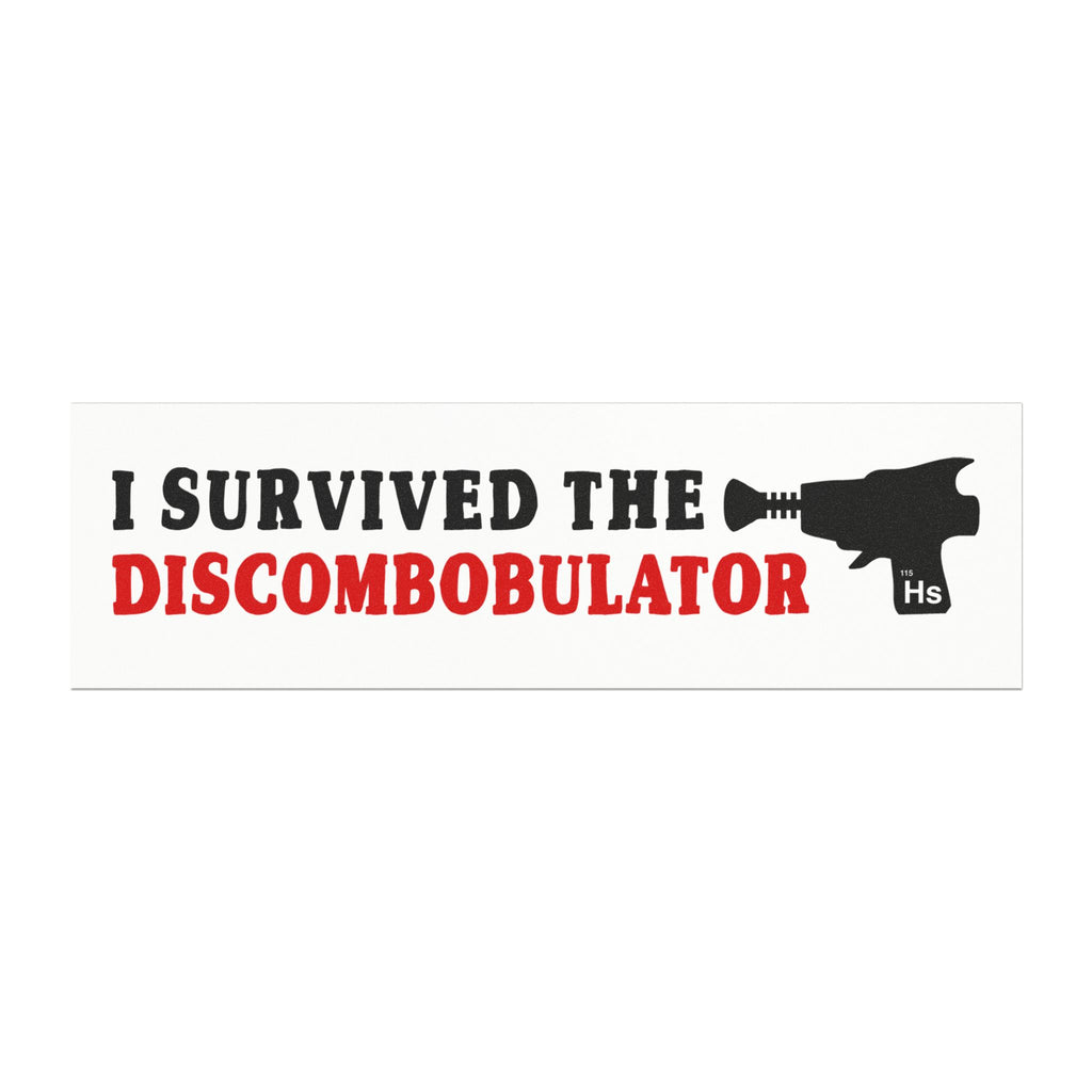 I Survived the Discombobulator Car Magnet