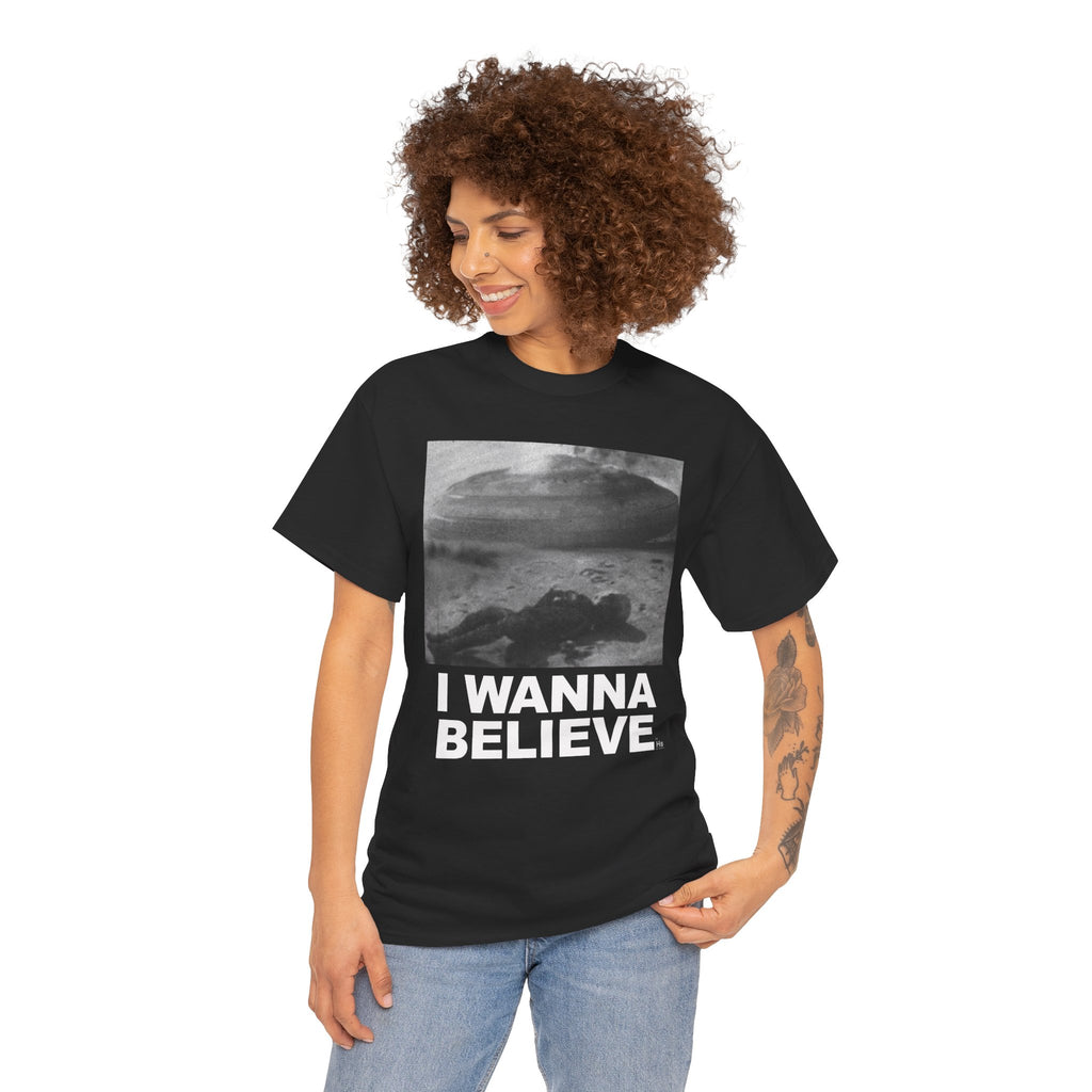 I Believe in UFO Crash Recovery - I Wanna Believe - UFO Alien Tee