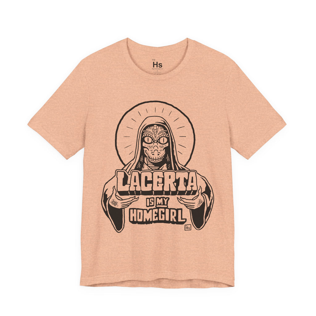 Lacerta Is My Homegirl - Retro 2000s Reptilian Alien Tee