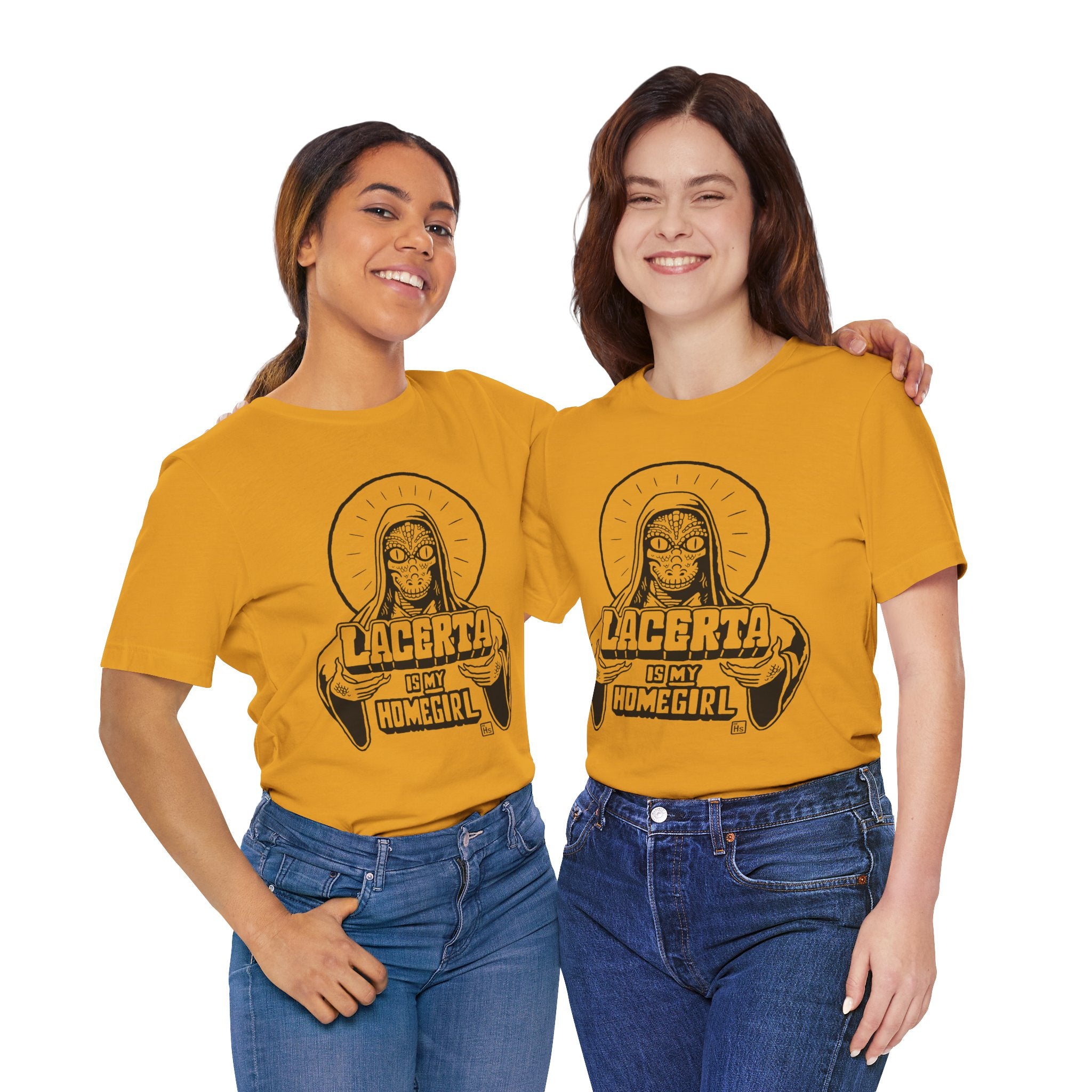 Lacerta Is My Homegirl - Retro 2000s Reptilian Alien Tee