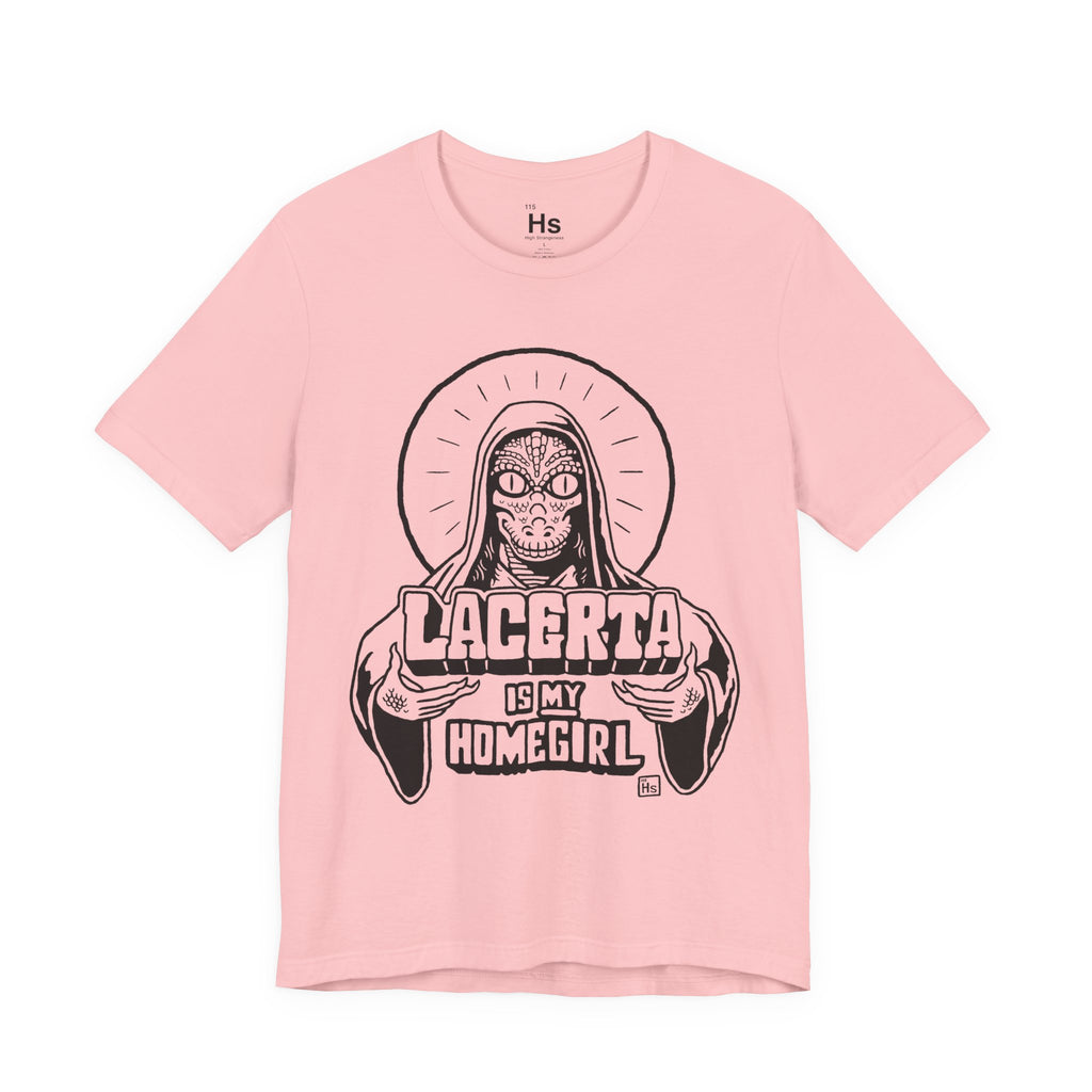 Lacerta Is My Homegirl - Retro 2000s Reptilian Alien Tee