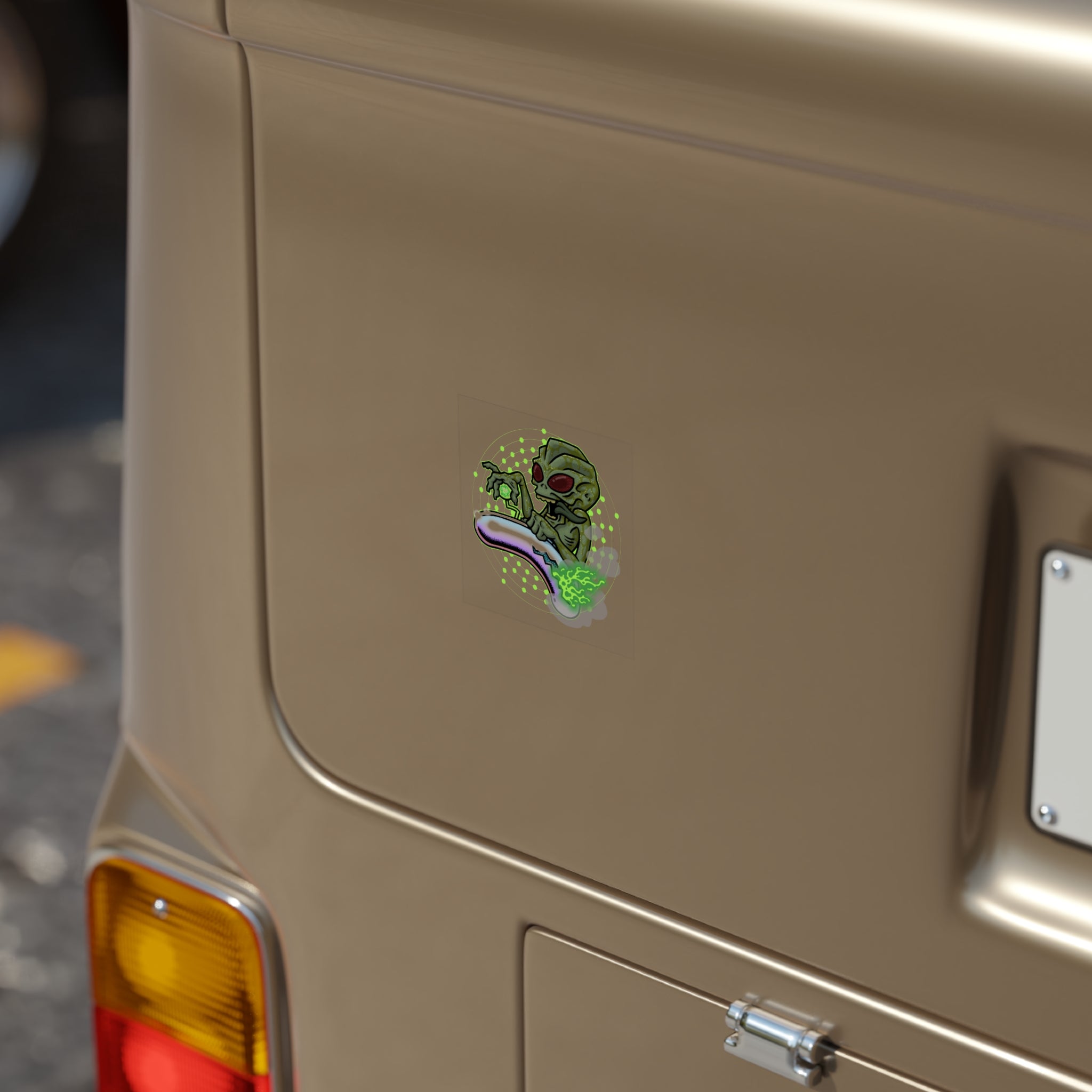 E.T. De Varginha Brazil - Alien UFO - Weatherproof Decal Sticker
