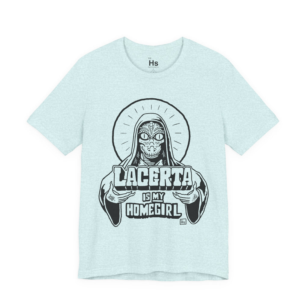 Lacerta Is My Homegirl - Retro 2000s Reptilian Alien Tee