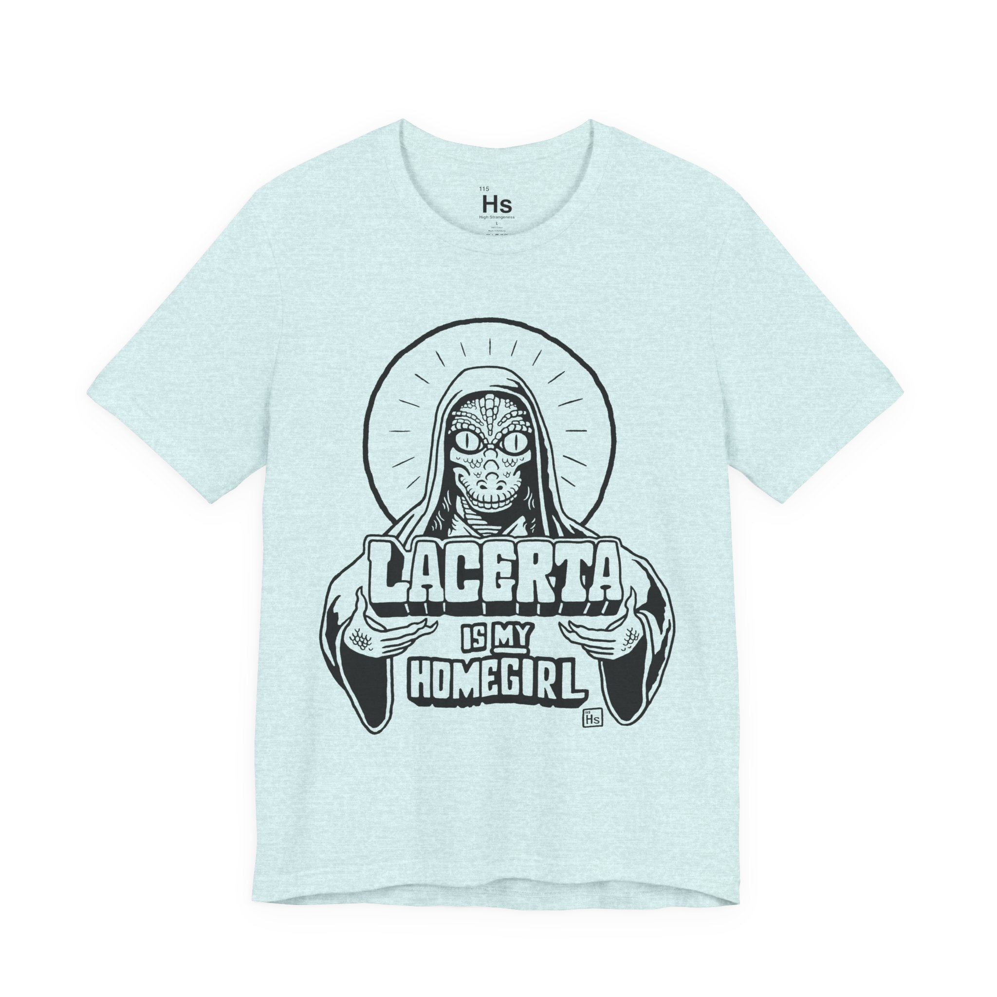 Lacerta Is My Homegirl - Retro 2000s Reptilian Alien Tee