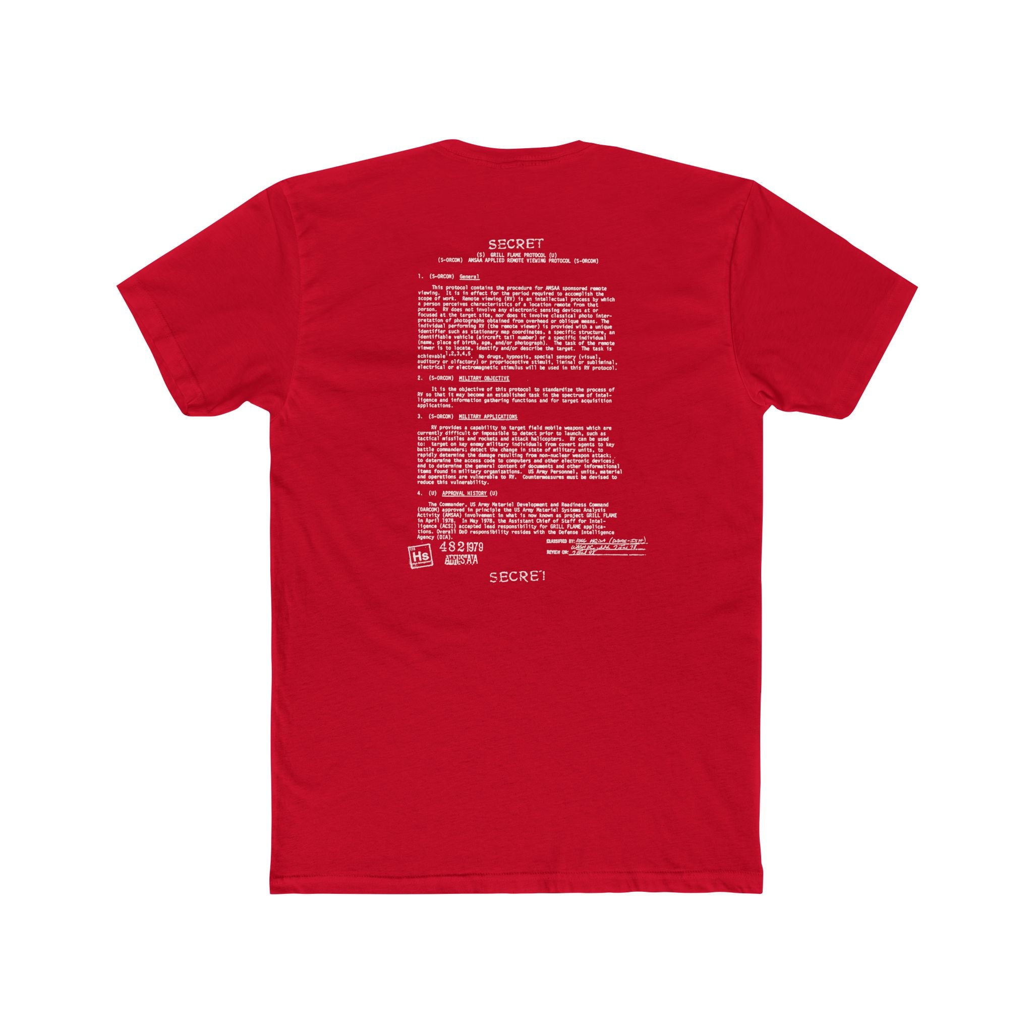Psychic Warfare - TOP SECRET Project Grill Flame Remote Viewing Tee