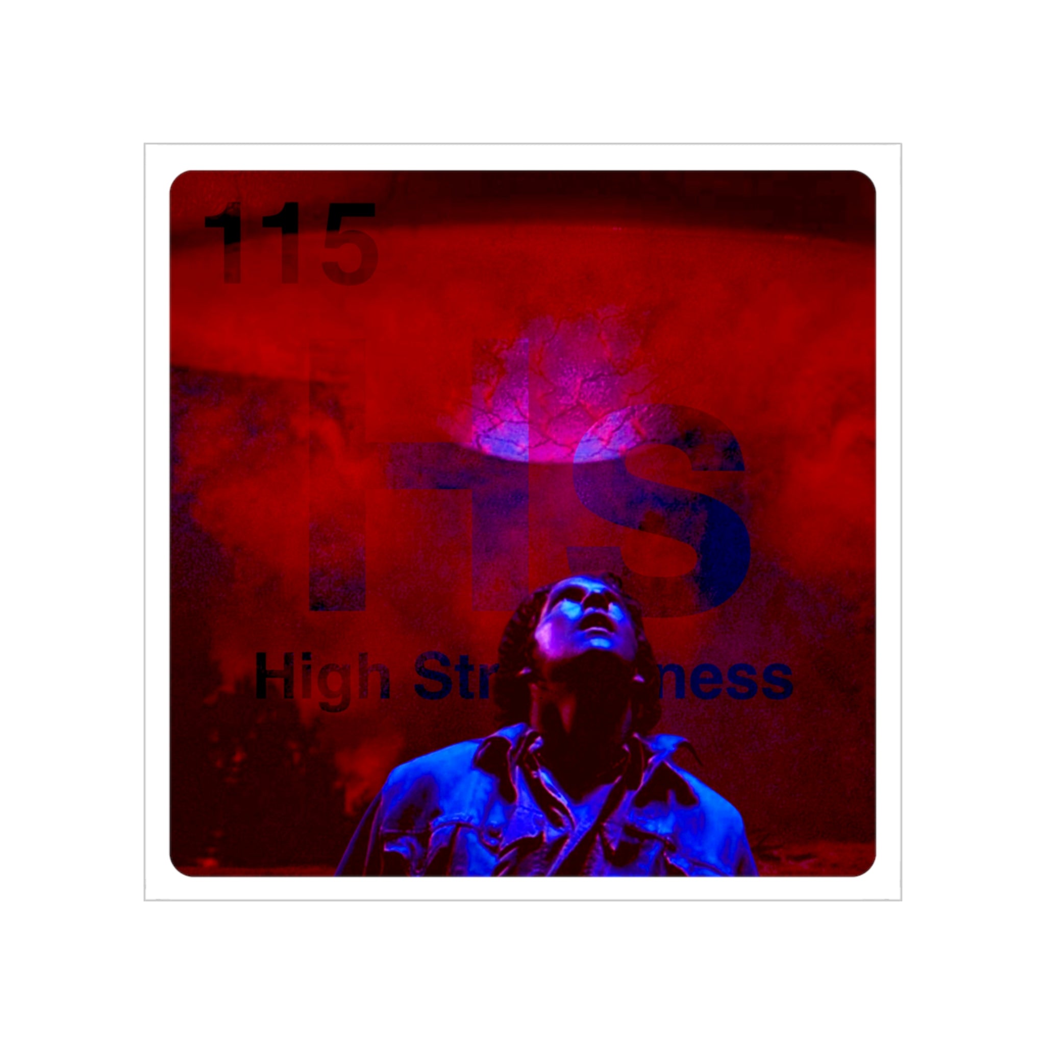 Travis - Fire In The Sky - Weatherproof Decal Sticker