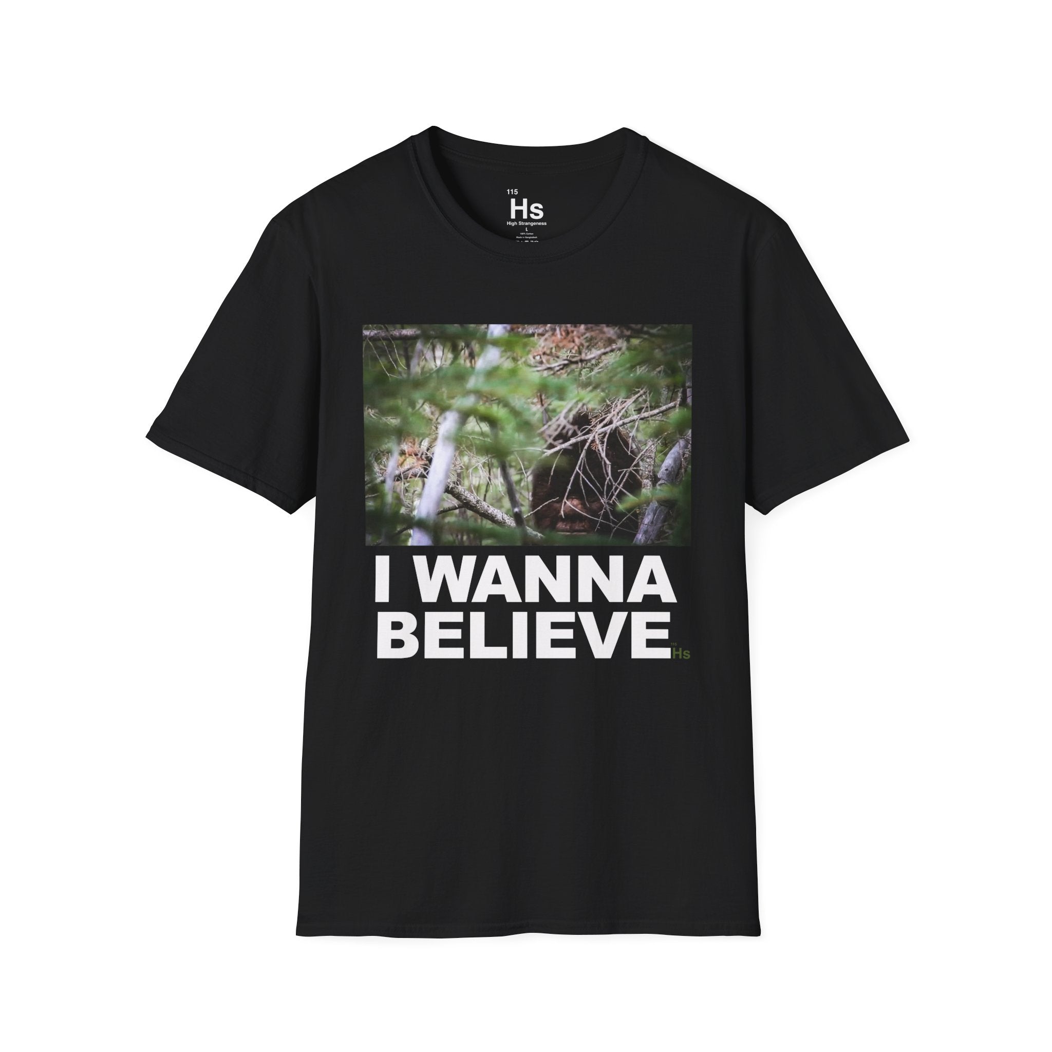 I Believe in Bigfoot - I Wanna Believe - Cryptid Tee