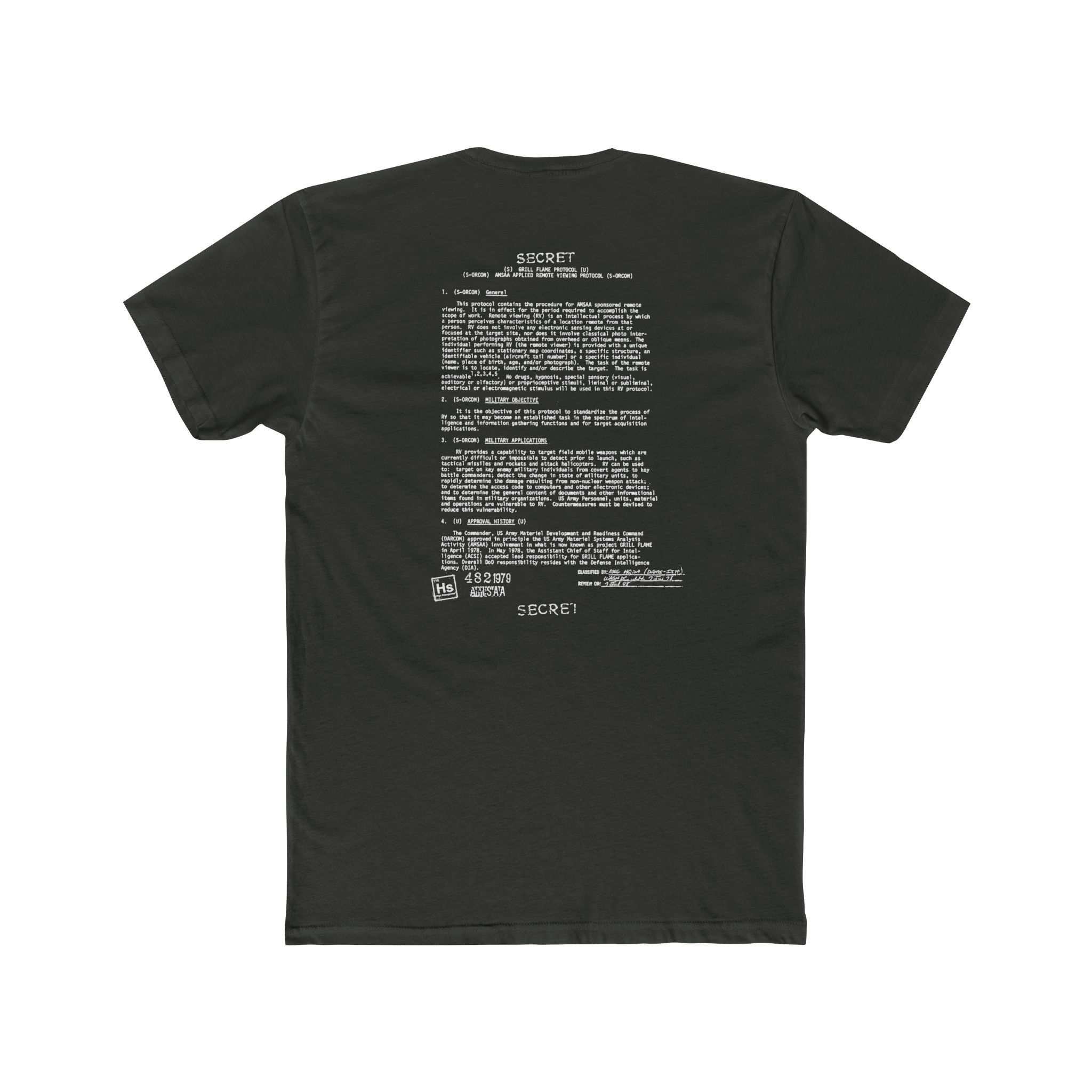 Psychic Warfare - TOP SECRET Project Grill Flame Remote Viewing Tee