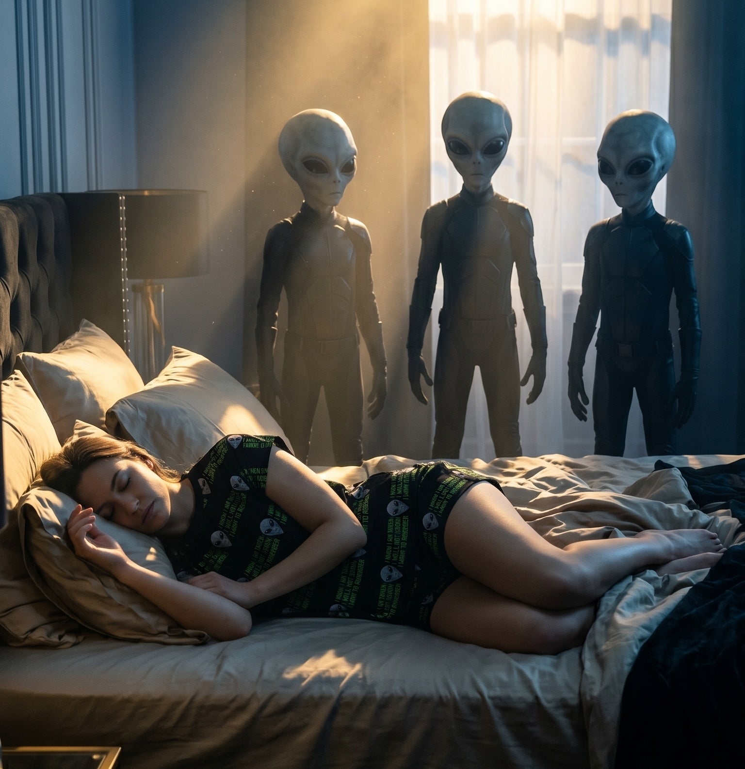 Wake Me Up - Abduction Sleep Tee & Shorts