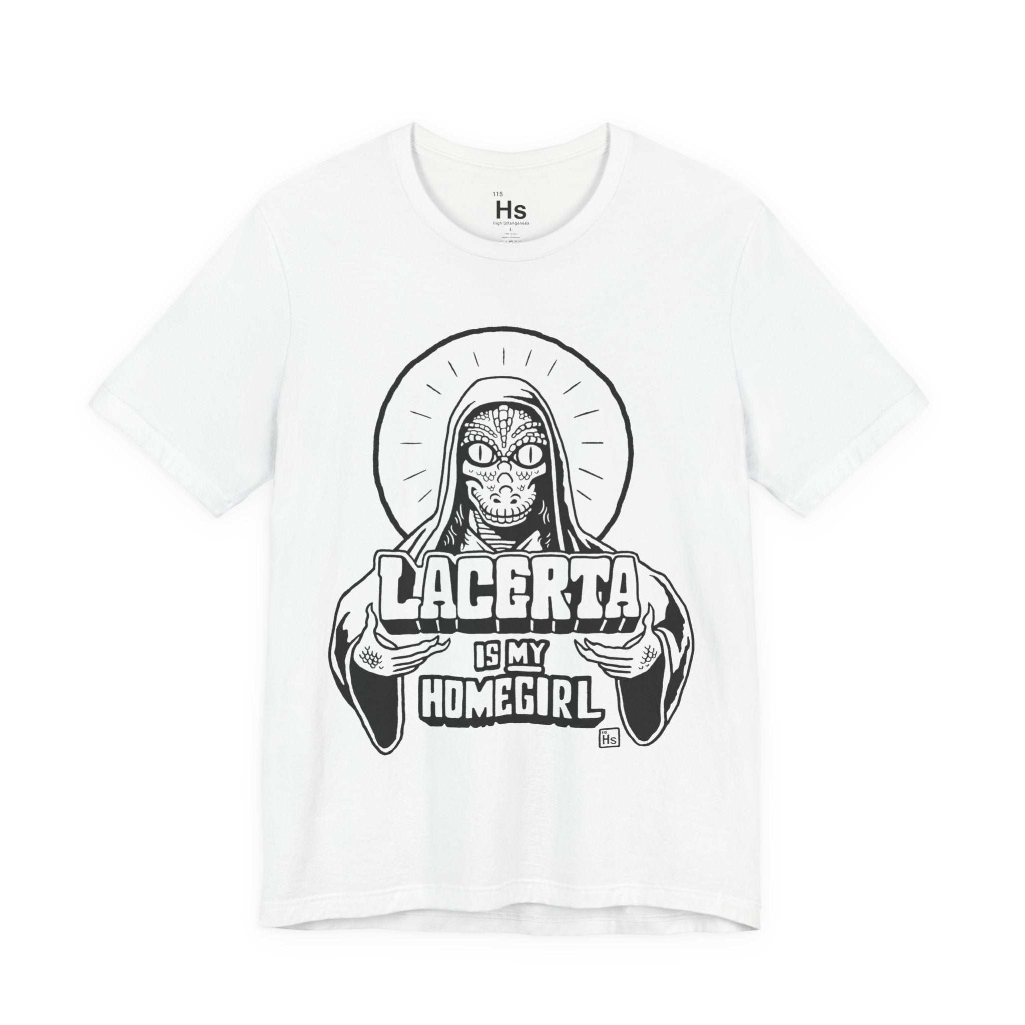 Lacerta Is My Homegirl - Retro 2000s Reptilian Alien Tee
