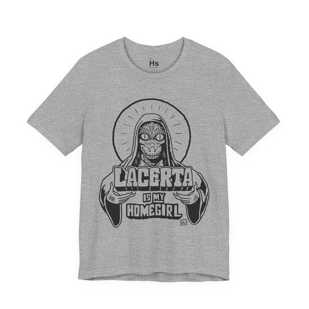 Lacerta Is My Homegirl - Retro 2000s Reptilian Alien Tee