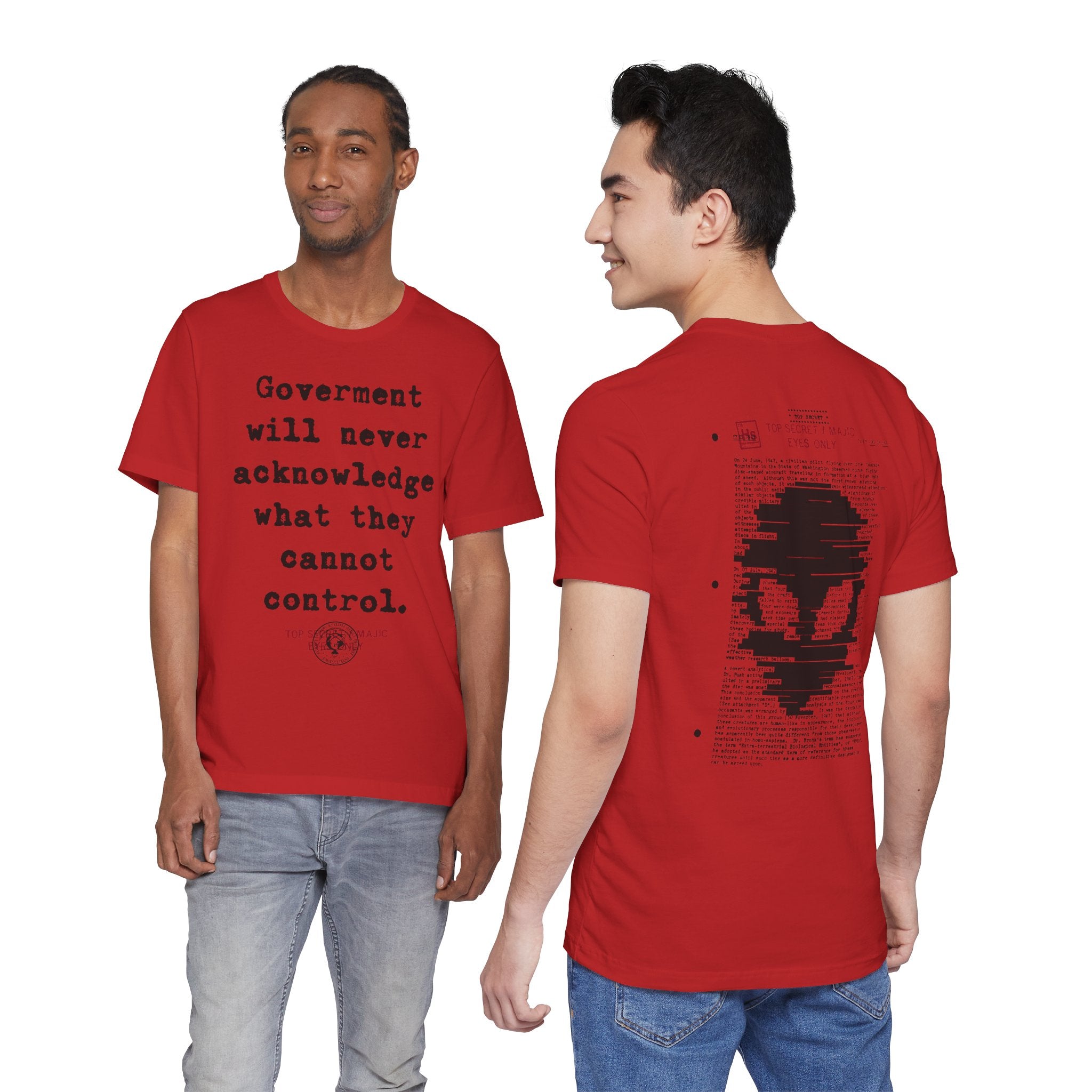 Majic Eyes Only - Majestic 12 Evidence Burning Tee