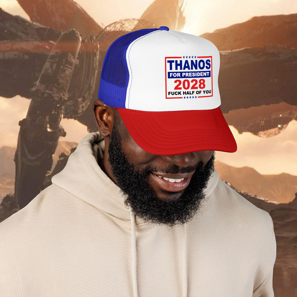 Thanos for President 2028 Bipartisan Foam Trucker Hat