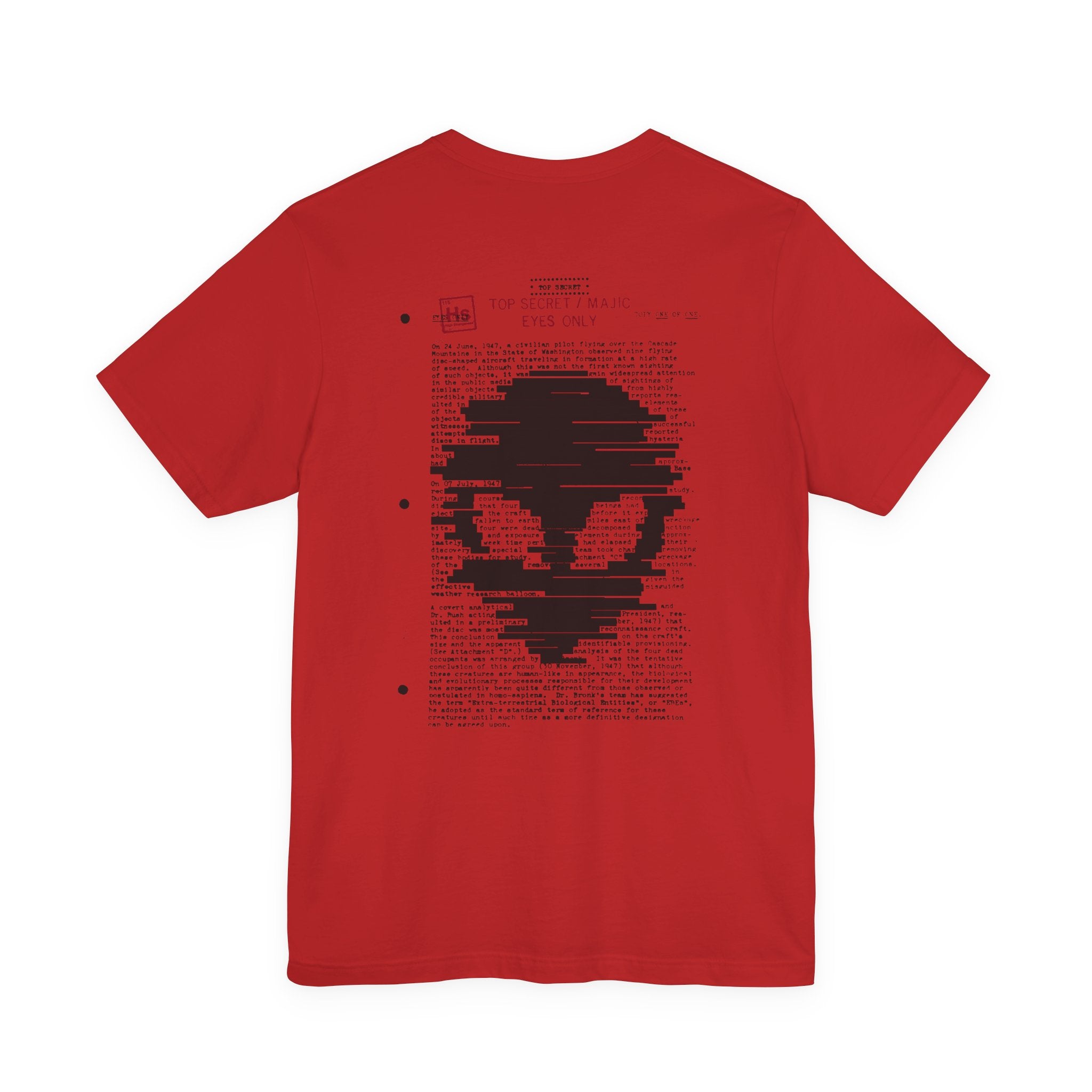 Majic Eyes Only - Majestic 12 Evidence Burning Tee