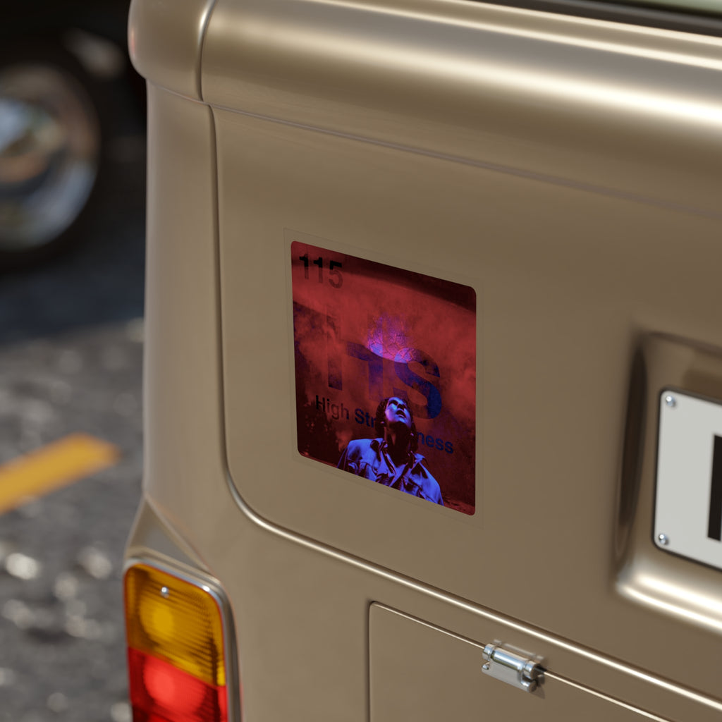 Travis - Fire In The Sky - Weatherproof Decal Sticker