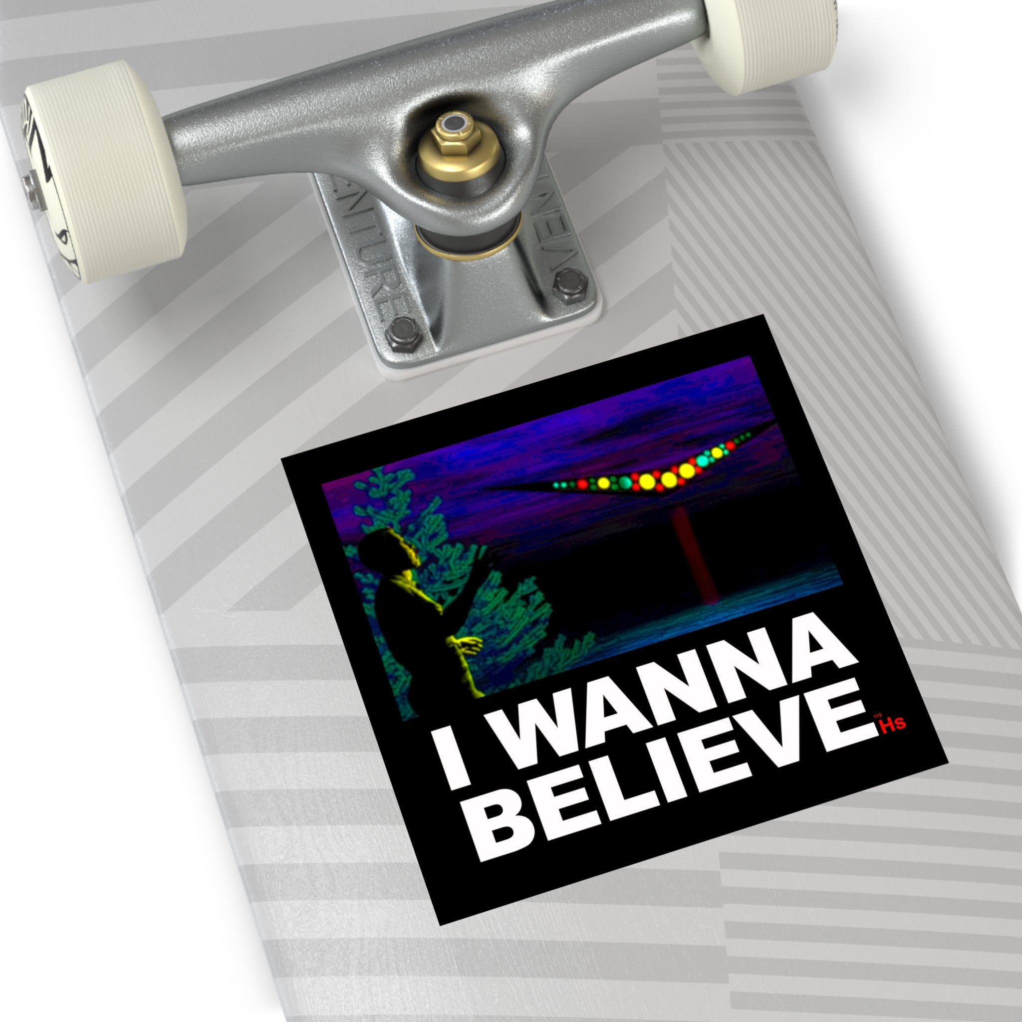 I Wanna Believe In The Hudson Valley UFO Sticker