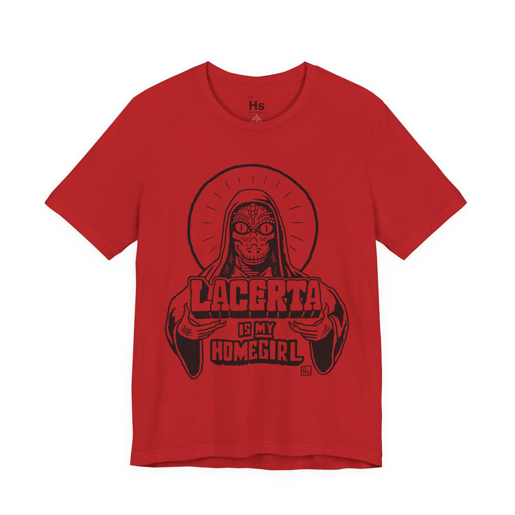 Lacerta Is My Homegirl - Retro 2000s Reptilian Alien Tee