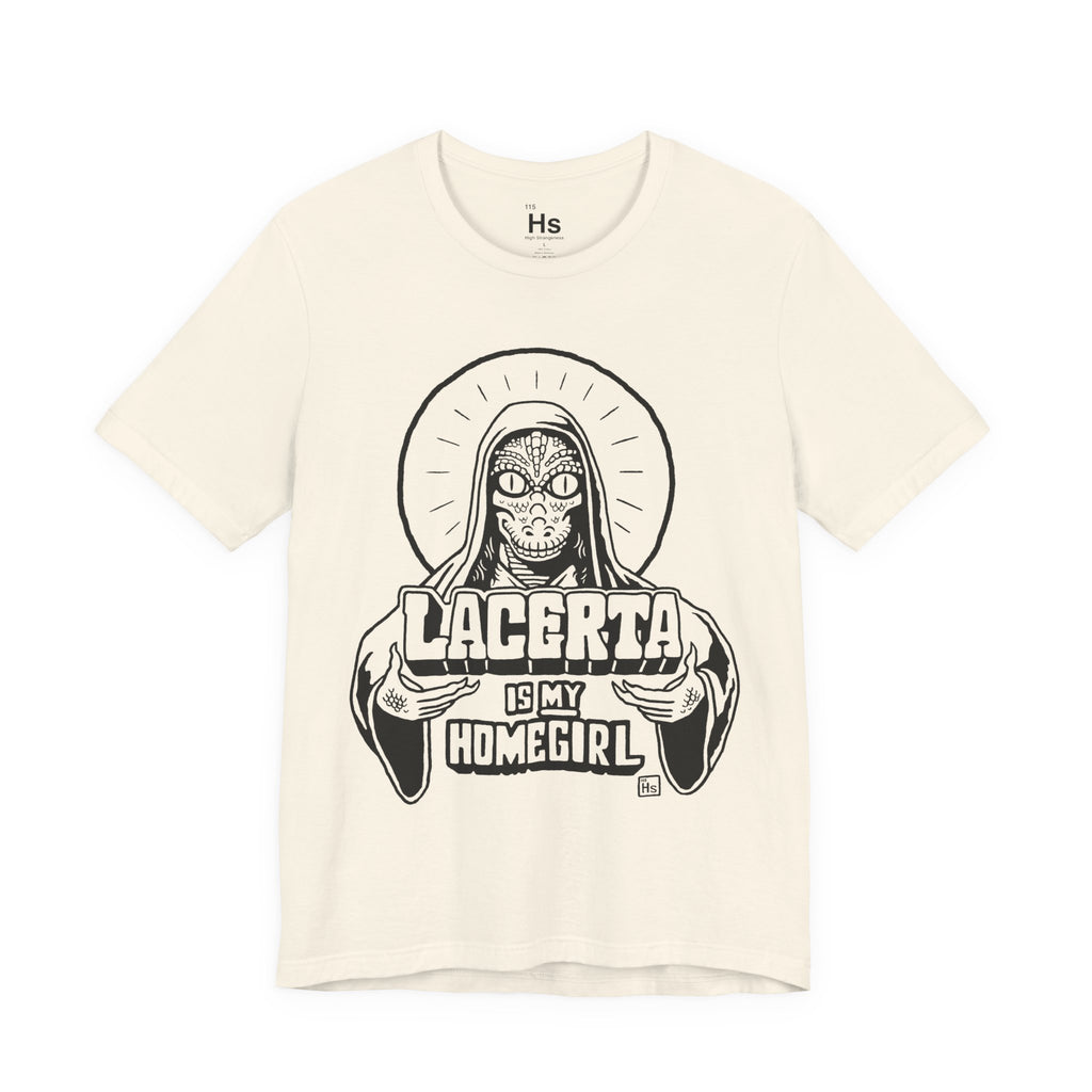 Lacerta Is My Homegirl - Retro 2000s Reptilian Alien Tee