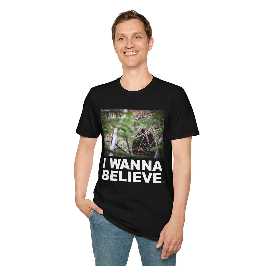 I Believe in Bigfoot - I Wanna Believe - Cryptid Tee