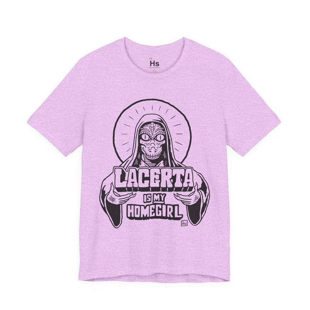 Lacerta Is My Homegirl - Retro 2000s Reptilian Alien Tee