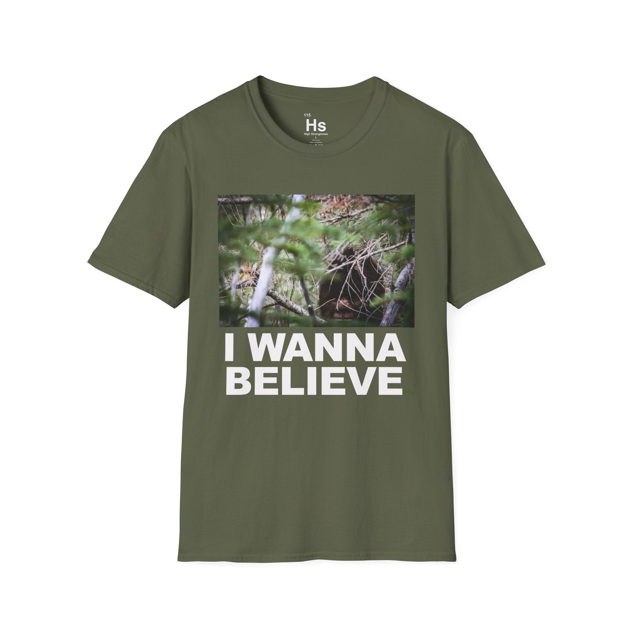 I Believe in Bigfoot - I Wanna Believe - Cryptid Tee