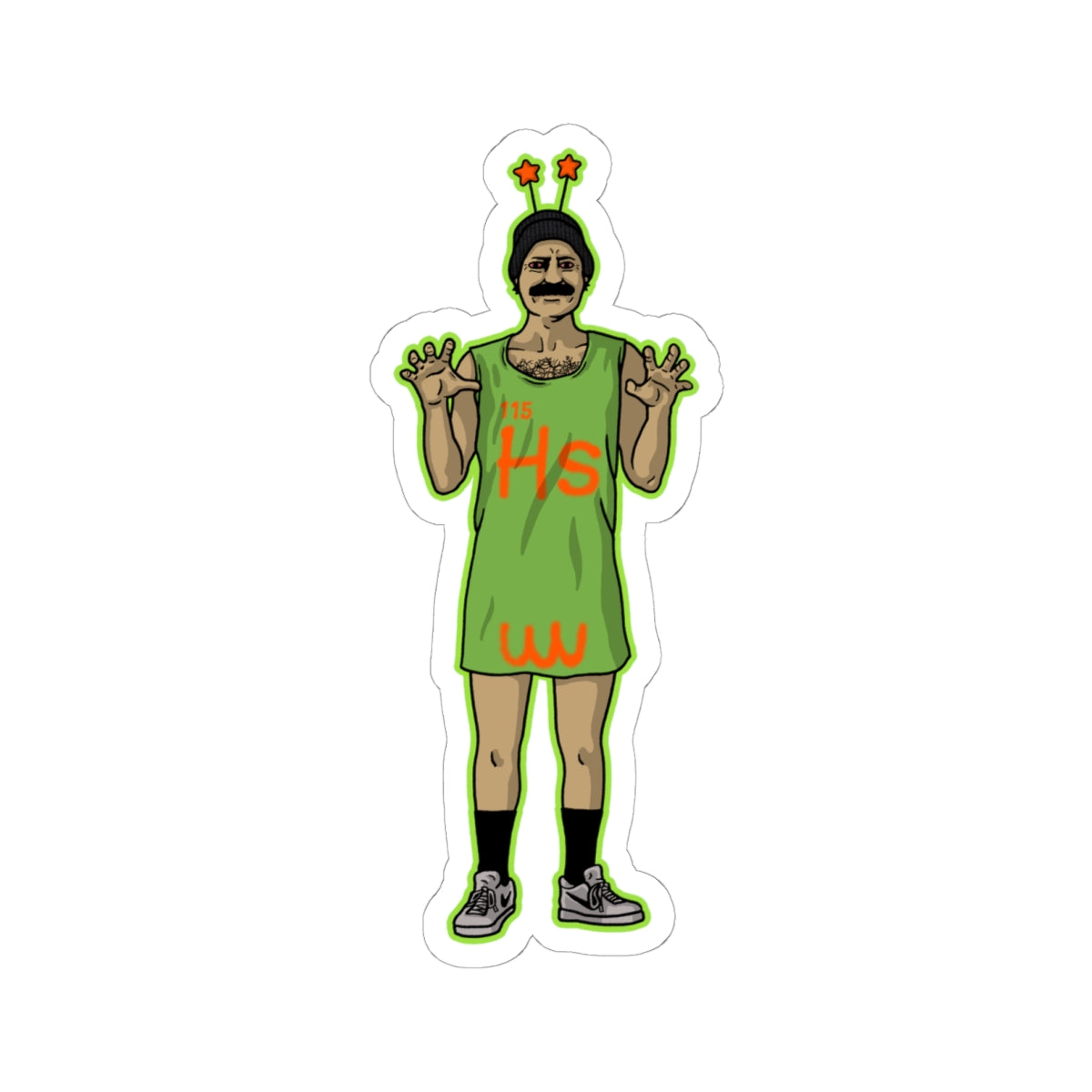 Eddie Torres E.T. The Extra Testicle - Kiss-Cut Sticker