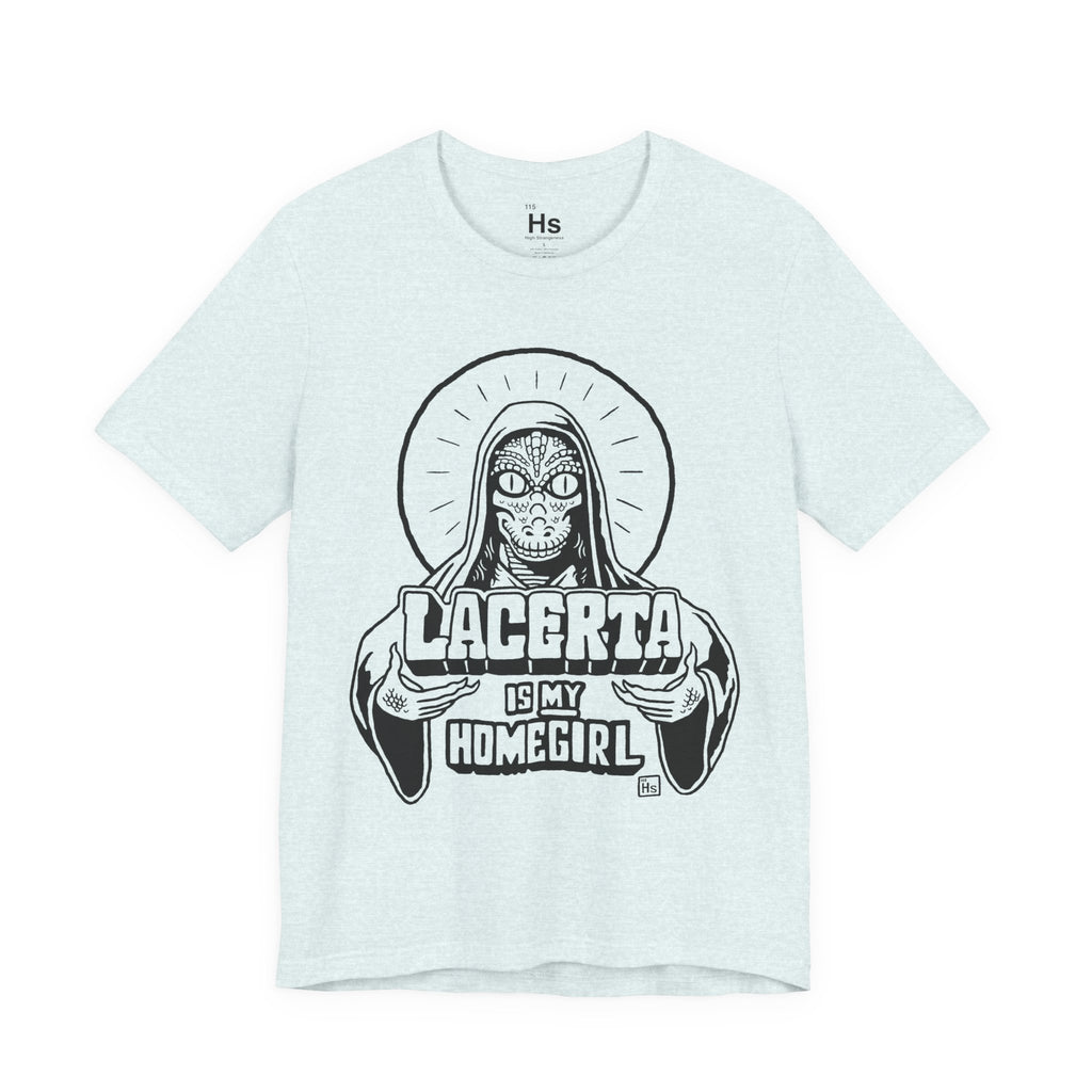 Lacerta Is My Homegirl - Retro 2000s Reptilian Alien Tee