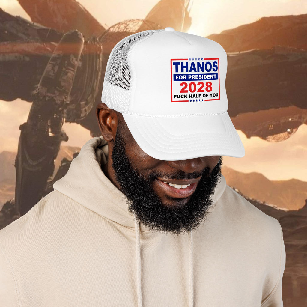 Thanos for President 2028 Bipartisan Foam Trucker Hat
