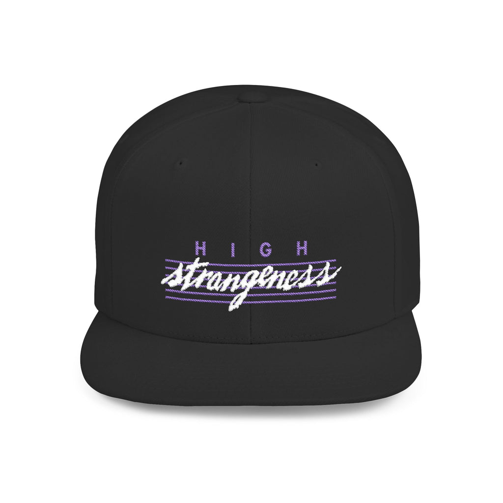 Unsolved Mystery Embroidered Flat Bill Snapback