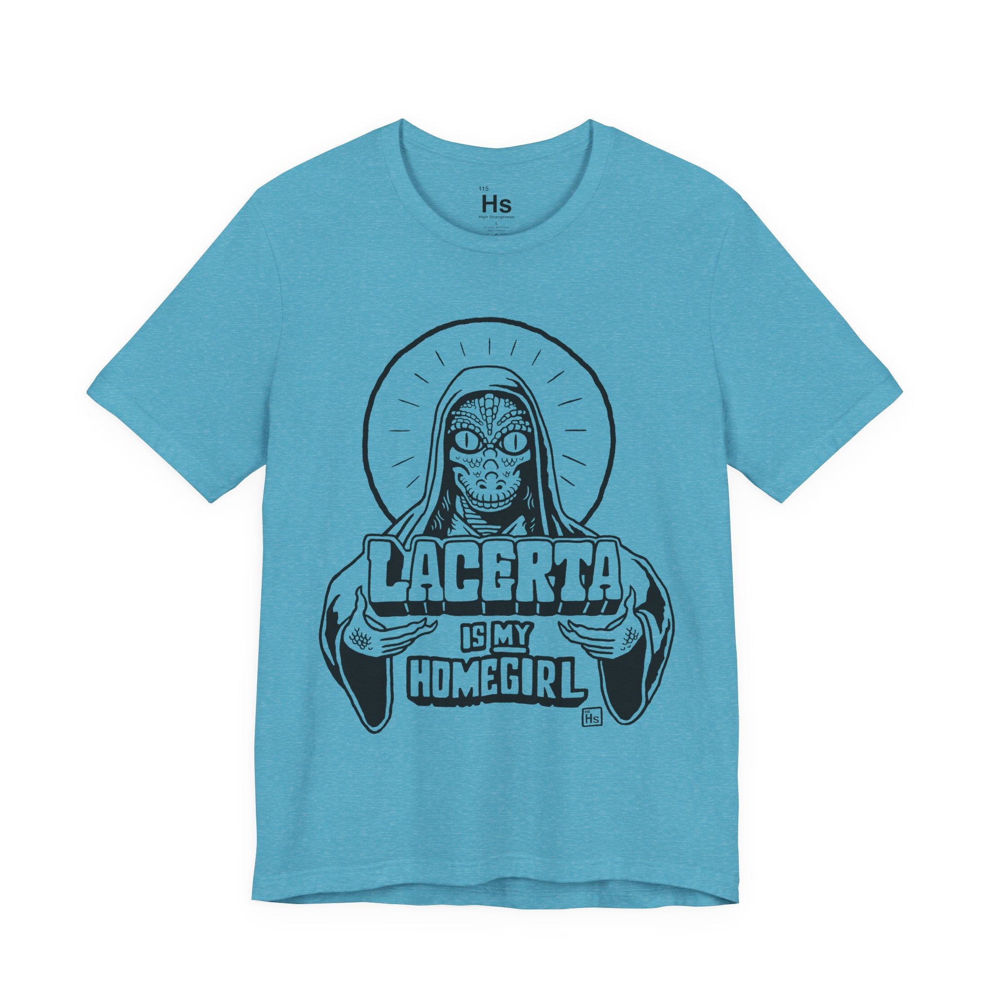 Lacerta Is My Homegirl - Retro 2000s Reptilian Alien Tee