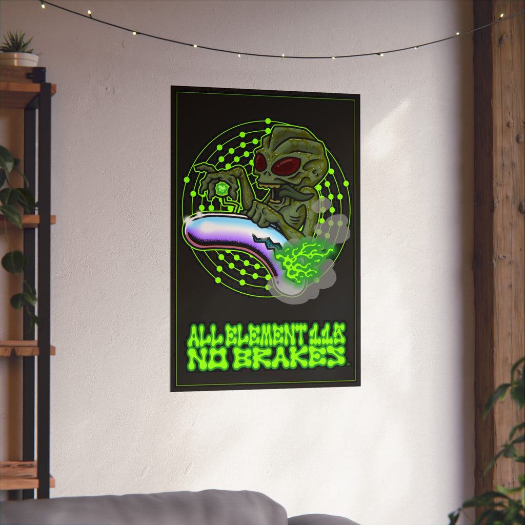 E.T. De Varginha - Element 115 - Blacklight Poster