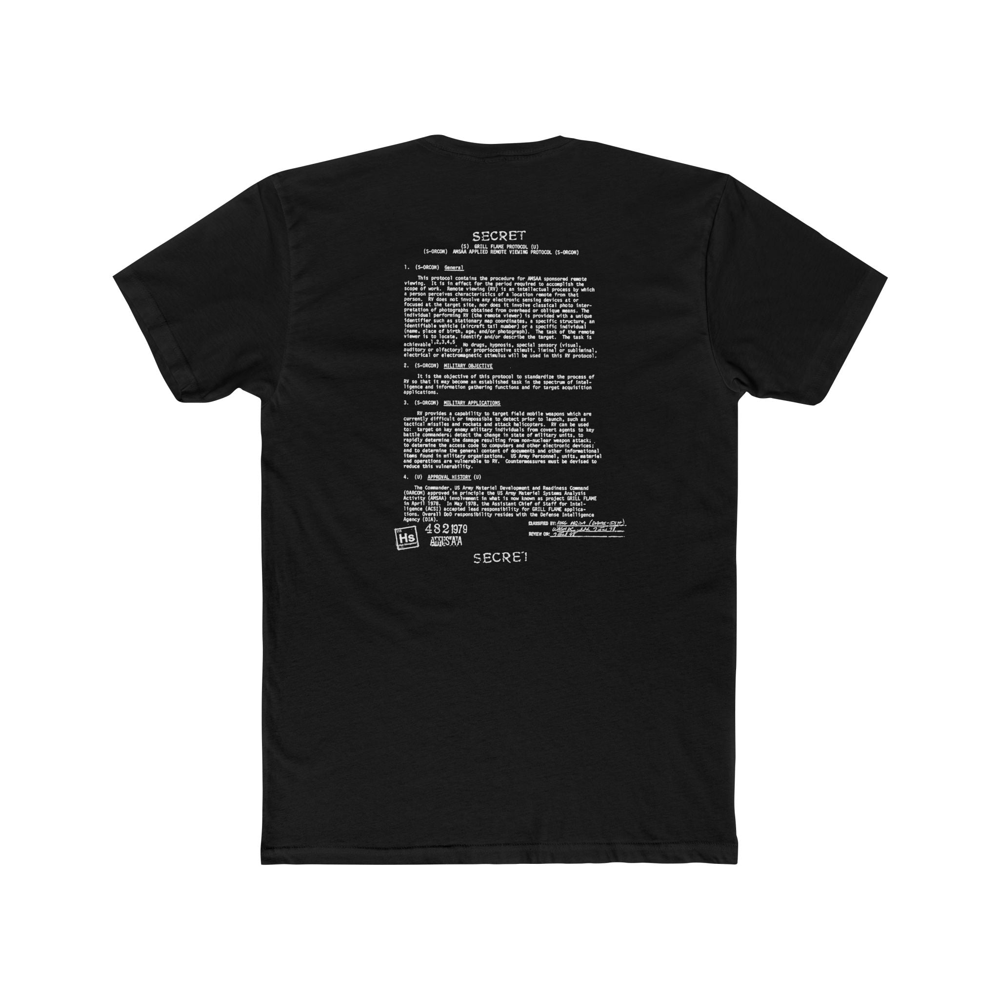 Psychic Warfare - TOP SECRET Project Grill Flame Remote Viewing Tee