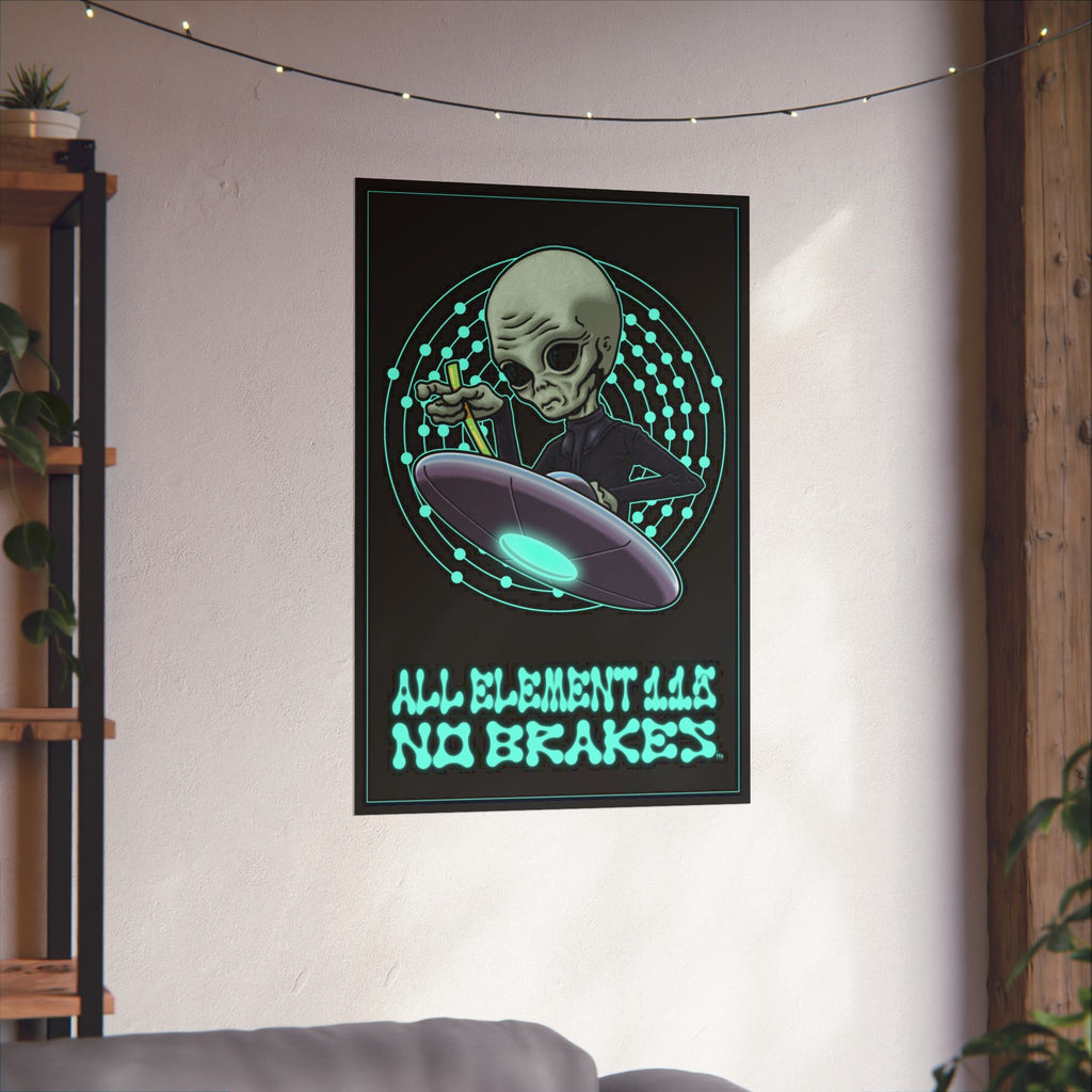 Skinny Bob - Element 115 - Blacklight Poster